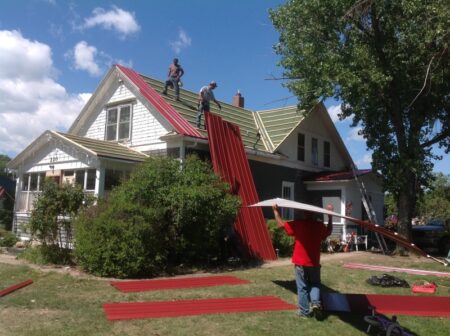 Steel roofing